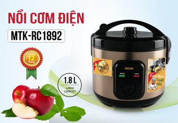 Nồi cơm điện cao cấp Matika MTK-RC 1892 đáy tròn