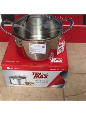 Nồi inox cao cấp Elmich 3 đáy liền Tri-Max EL-3731 16cm