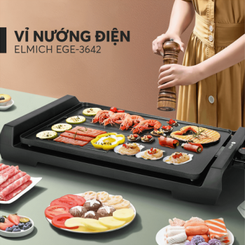 Vỉ nướng điện Emich EGE-3642