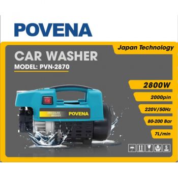 Máy rửa xe cao cấp Povena PVN-2870