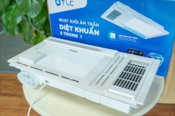 Quạt sưởi âm trần diệt khuẩn  5IN1 TLC-SAUV-30x60