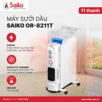 Máy sưởi dầu Sailko OR-8211T 11 thanh