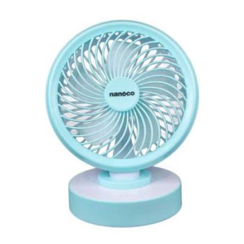 Quạt sạc Nanoco NRF6213G / NRF6213P  6inch, có xoay