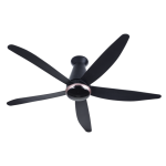 Quạt trần 5 cánh Panasonic F-60FEN, nanoeTM X ức chế 99.9% vi khuẩn, vi rút, khử 90% mùi khó chịu, giữ ẩm cho da và tóc