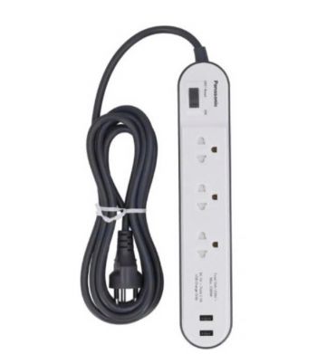 Ổ cắm điện 3m Panasonic WCHG243322W-VN (2300W, Loại 3 ổ cắm, 2 USB)