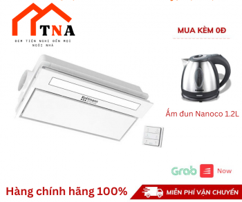 Quạt âm trần đa năng Kottmann K8 (5in1) Dùng điều khiển từ xa - Hàng chính hãng