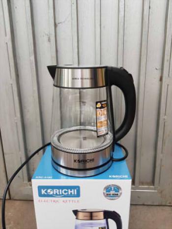 Ấm siêu tốc thủy tinh Korichi KRC-5183 1.8 Lít